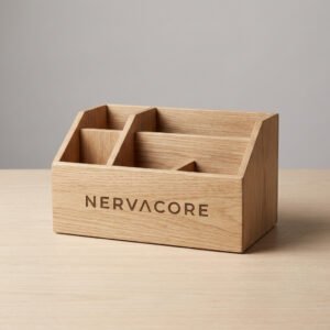 Oak Compartment Organizer